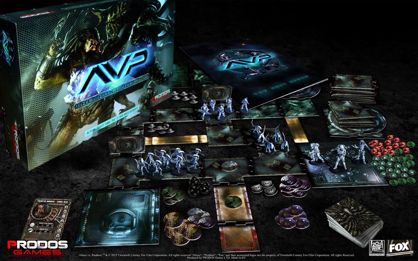 Alien vs Predator: The Hunt Begins, Board Game